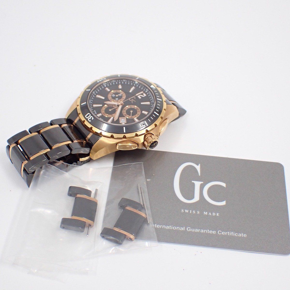 GC ジーシーウォッチ ゲスコレクション クロノグラフ クォーツ メンズ