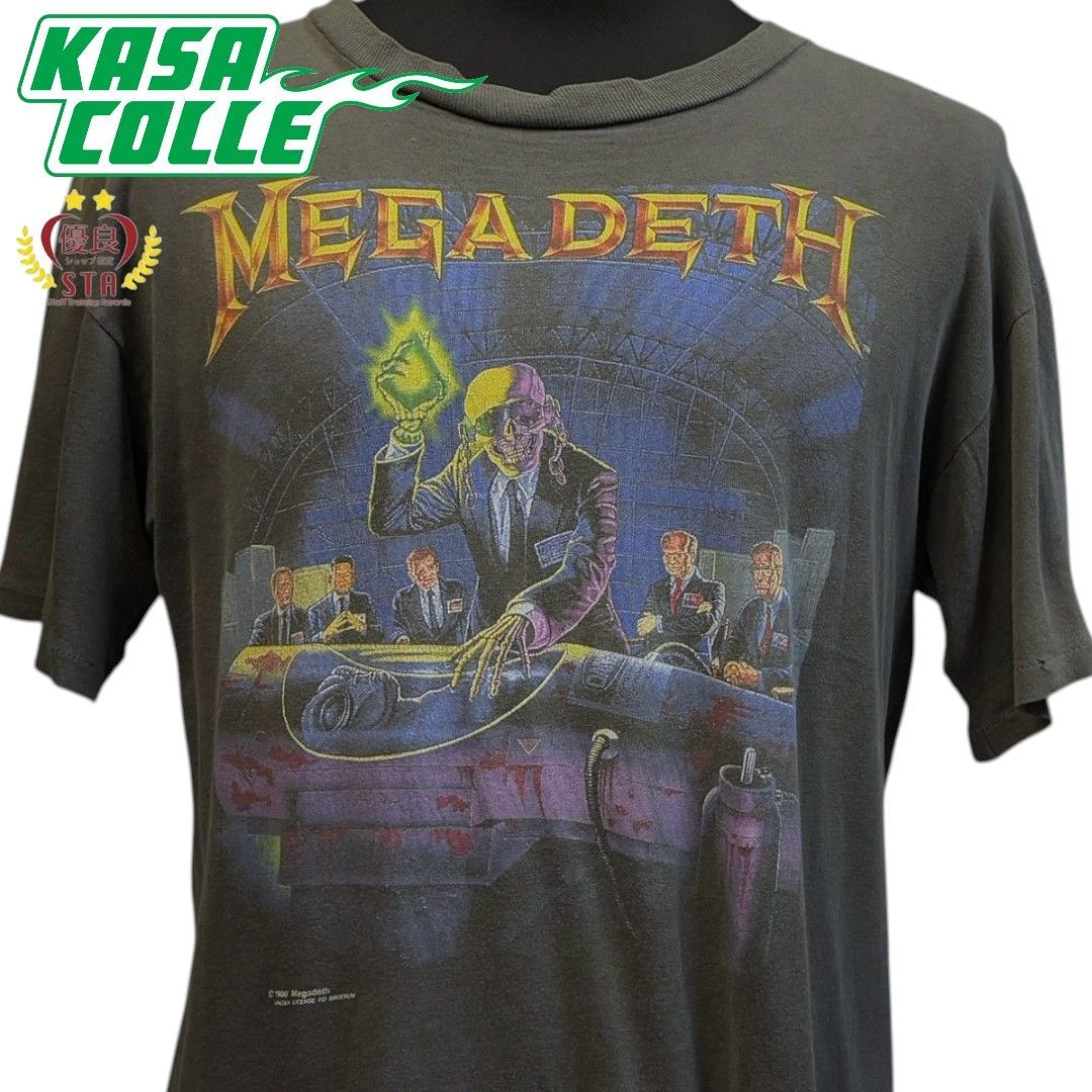 メガデス　ブロッカムTシャツ　XL MEGADETH MEGADETH Tシャツ BROCKUM 【公式通販】