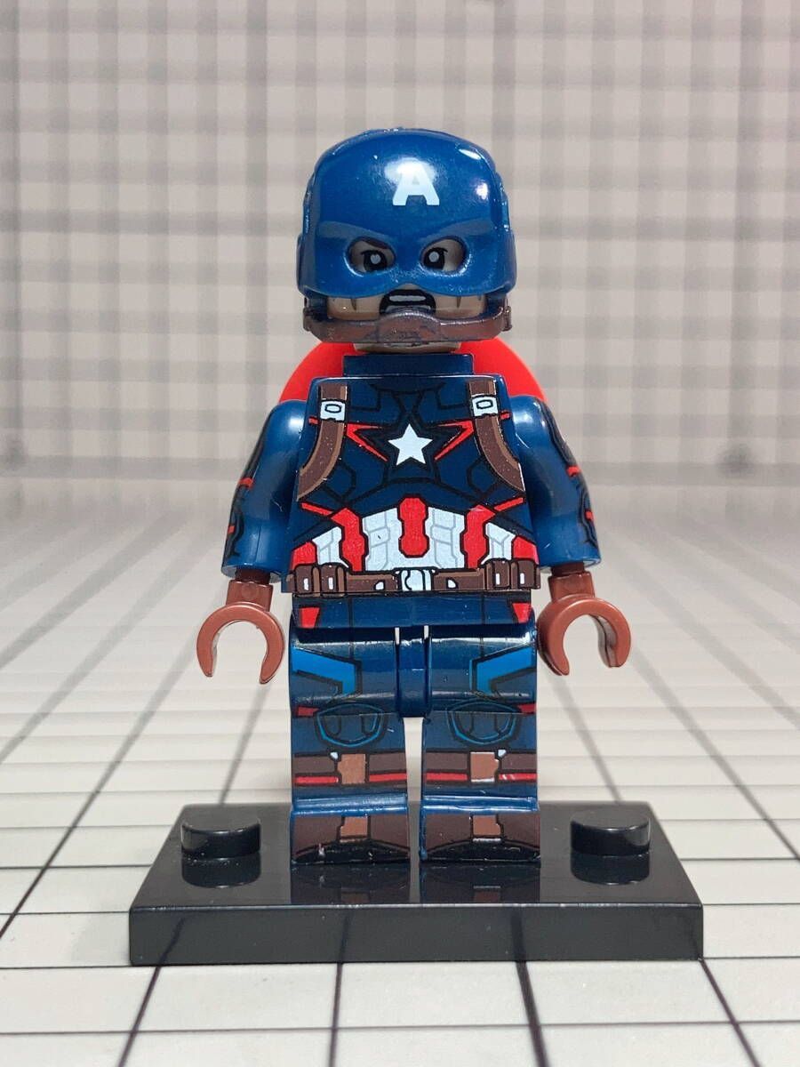 キャプテン・アメリカ （アベンジャーズ） レゴ 互換:カスタム