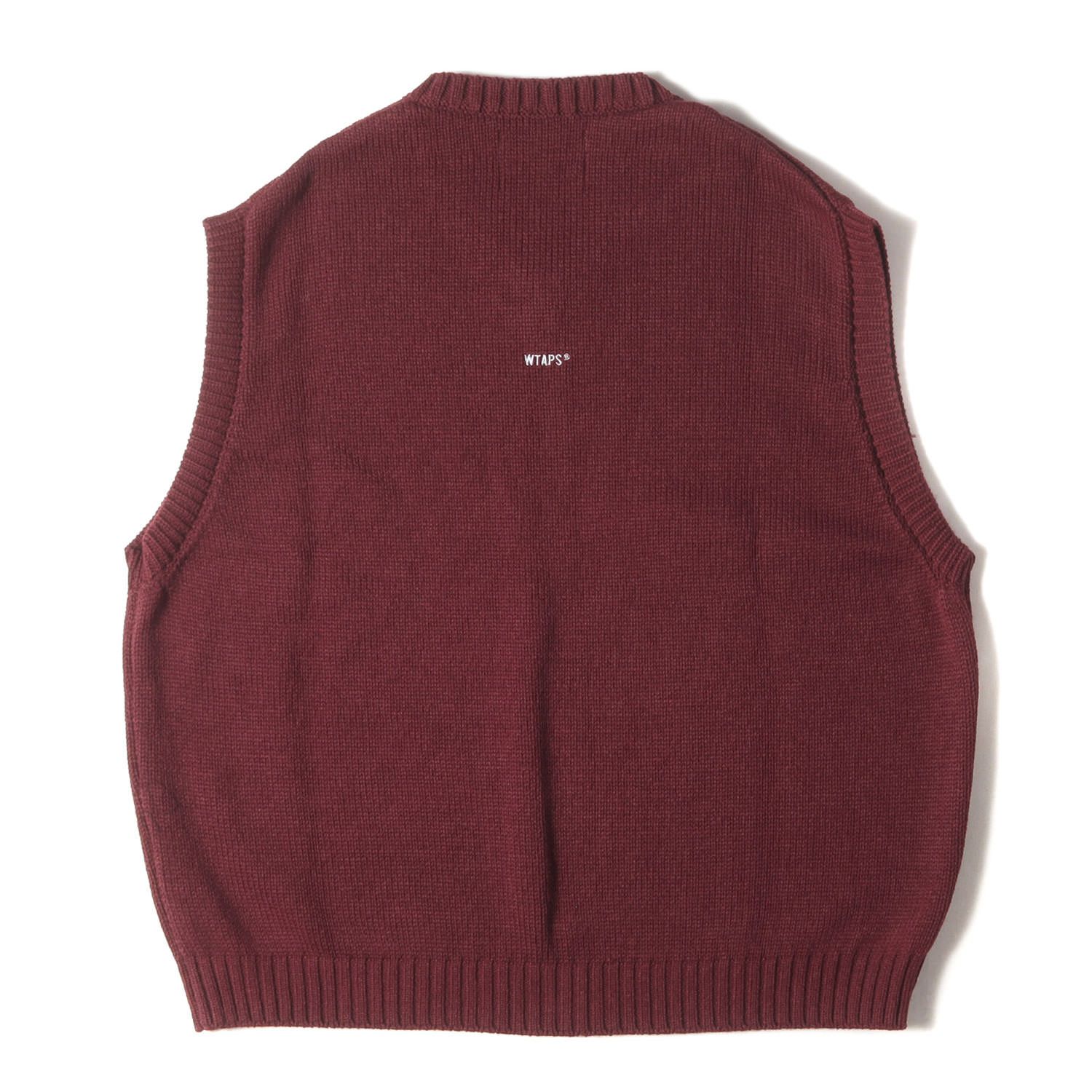 新品】WTAPS ダブルタップス ベスト バーガンディー サイズ:M
