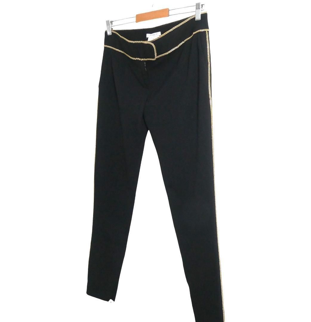 美品 GIVENCHY ジバンシィ サイズ42 パンツ スラックス チェーン装飾