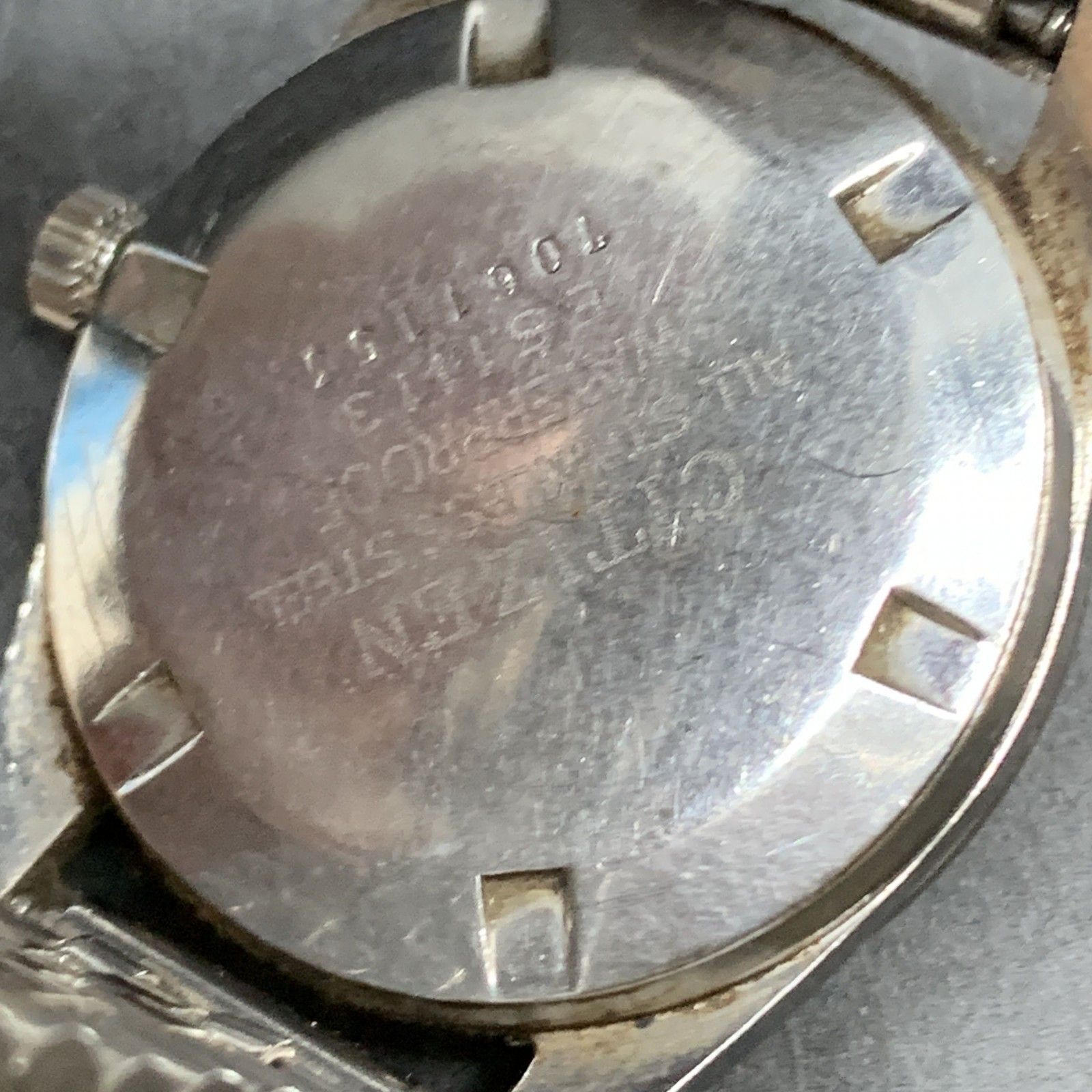 N335 可動 CITIZEN/シチズン 21石 メンズウォッチ 手巻き 腕時計 