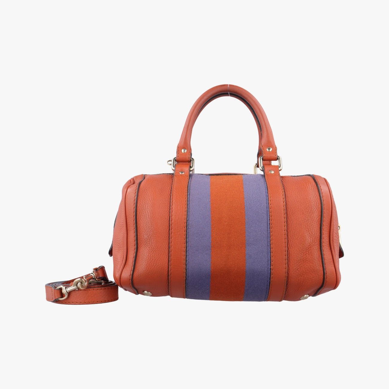 グッチGucciシェリーラインパープル×オレンジレザー269876B9613575