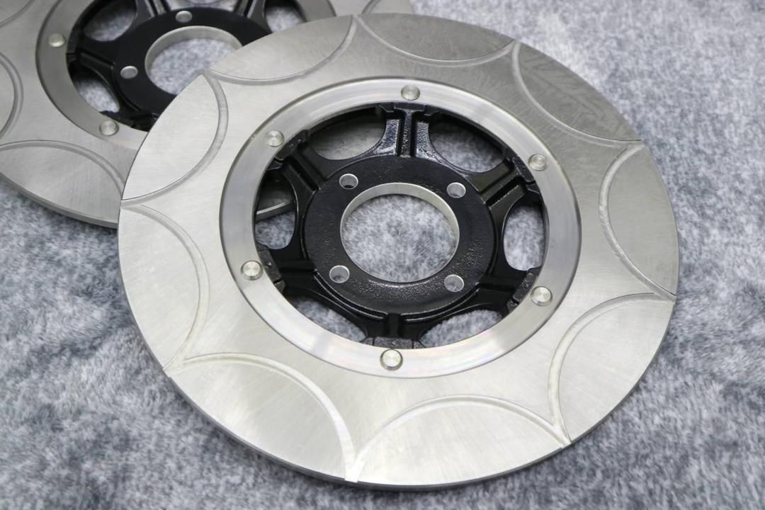 旧CB400F トレンチカット2枚 銀 /ダブル 厚み7mm - メルカリ