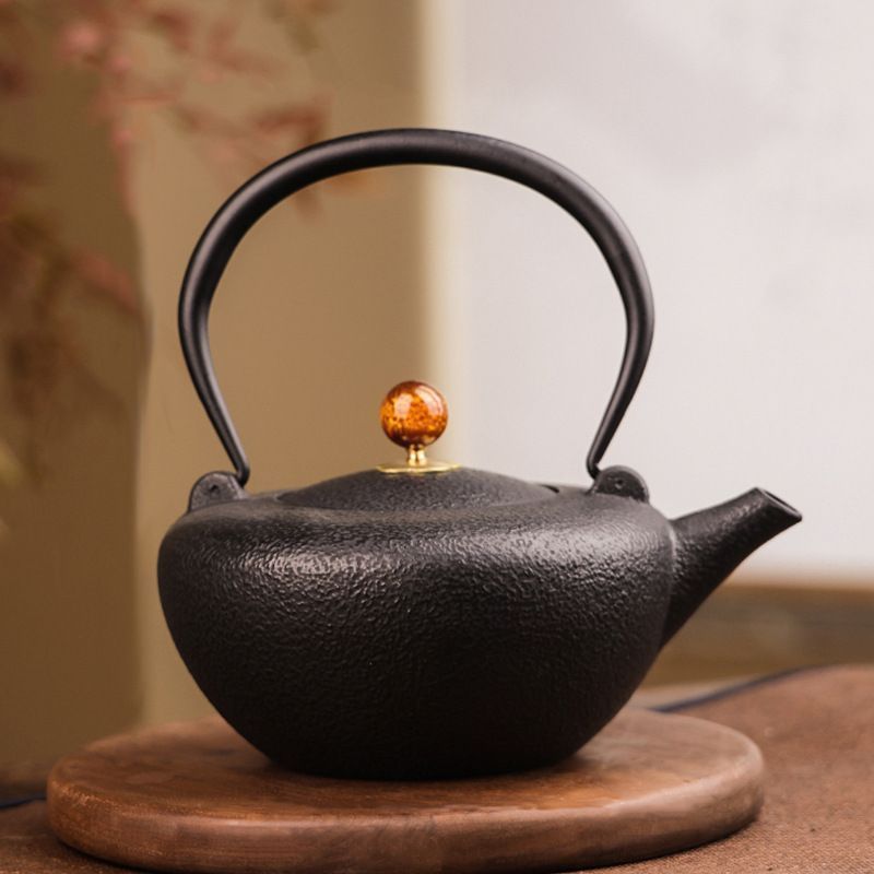 鉄器 急須 伝統工芸 手作り 鉄分補給 鉄瓶　YZS-060 鉄瓶 提梁壺 老鉄瓶 急須 対応 鉄やかん 鉄分補給 伝統工芸品