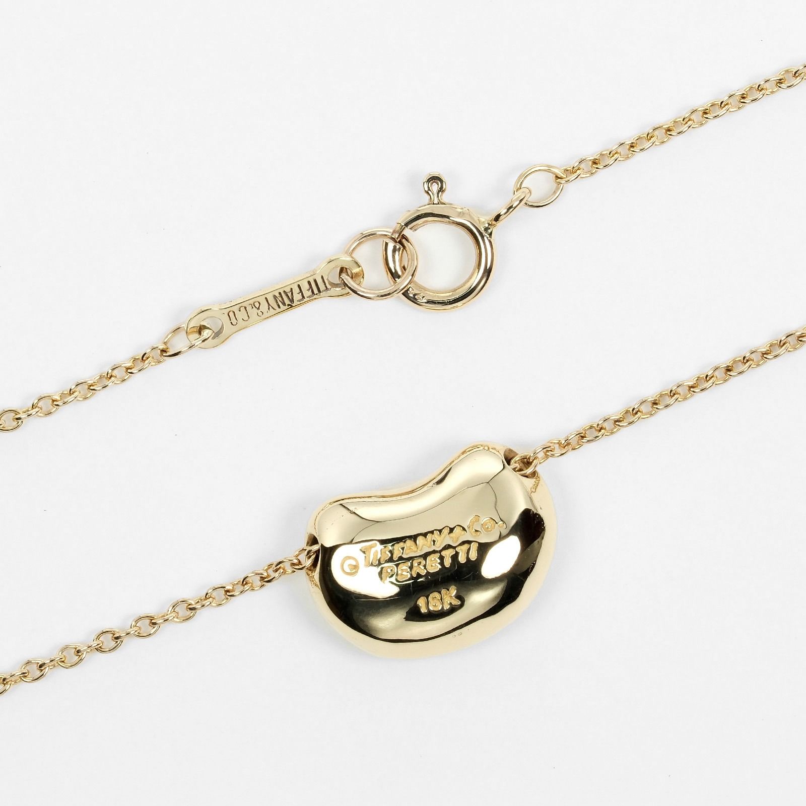 ティファニー Tiffany & Co. K18 ビーン ネックレス 2.7g 【公式通販】