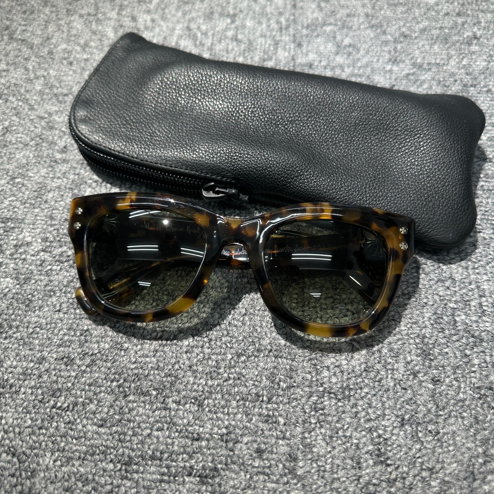 新品未使用 クロムハーツ TEAP DROP JONNY II ヒョウ柄 サングラス 