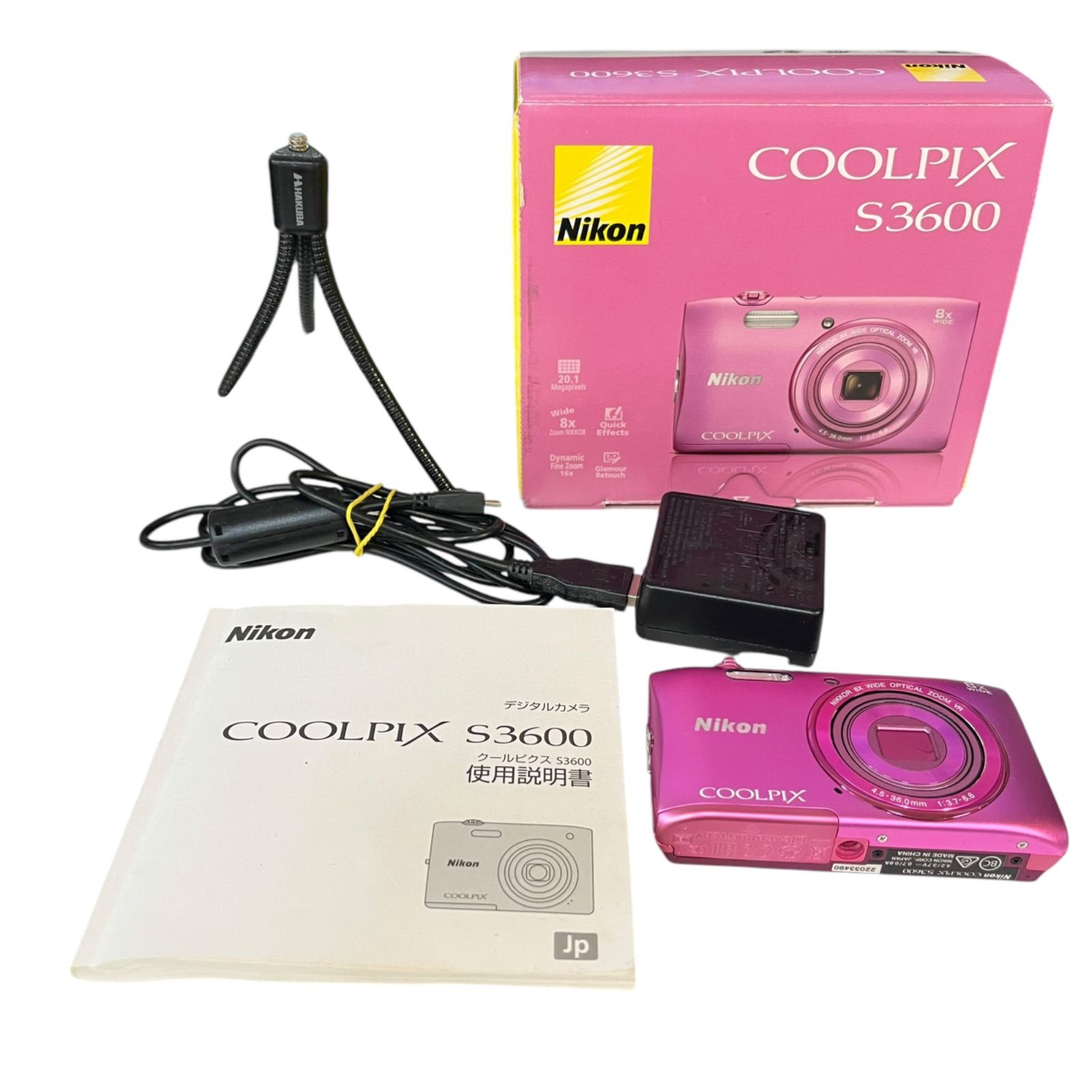Nikon COOLPIX S3600 コンパクトデジタルカメラ ジャンク Nikon