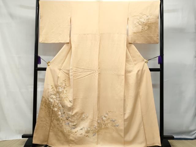 高級お召 上品な加工の暈し 正絹 AK-5967