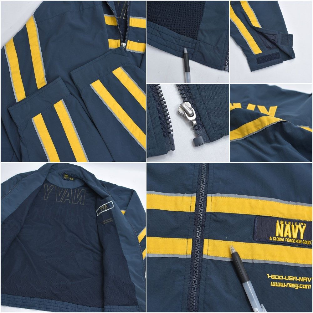 00s〜 民間品 U.S.NAVY アメリカ海軍 リフレクター ライン 切替 