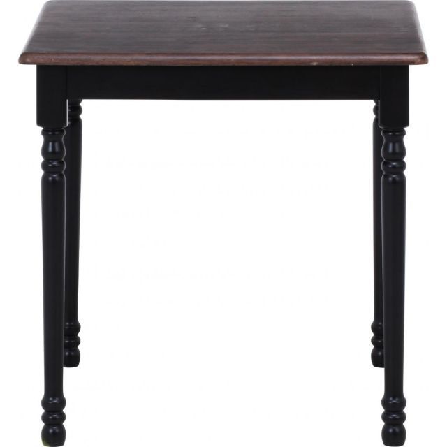 不二貿易 ３点ダイニングテーブル マキアート ブラック 新生活