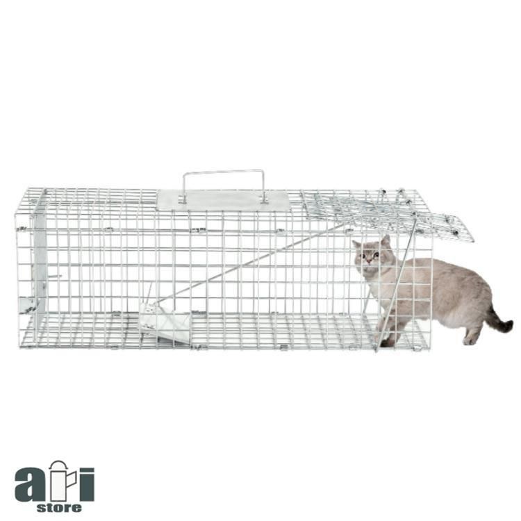 XL グリーン動物用 捕獲器 猫の保護器 簡単組立 設置 畑 庭 猫・動物