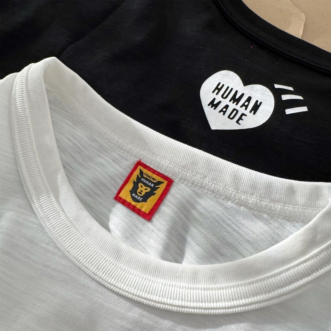 HUMAN MADE SS25 ヒューマンメイド Tシャツ 半袖 ハート型 ロゴ