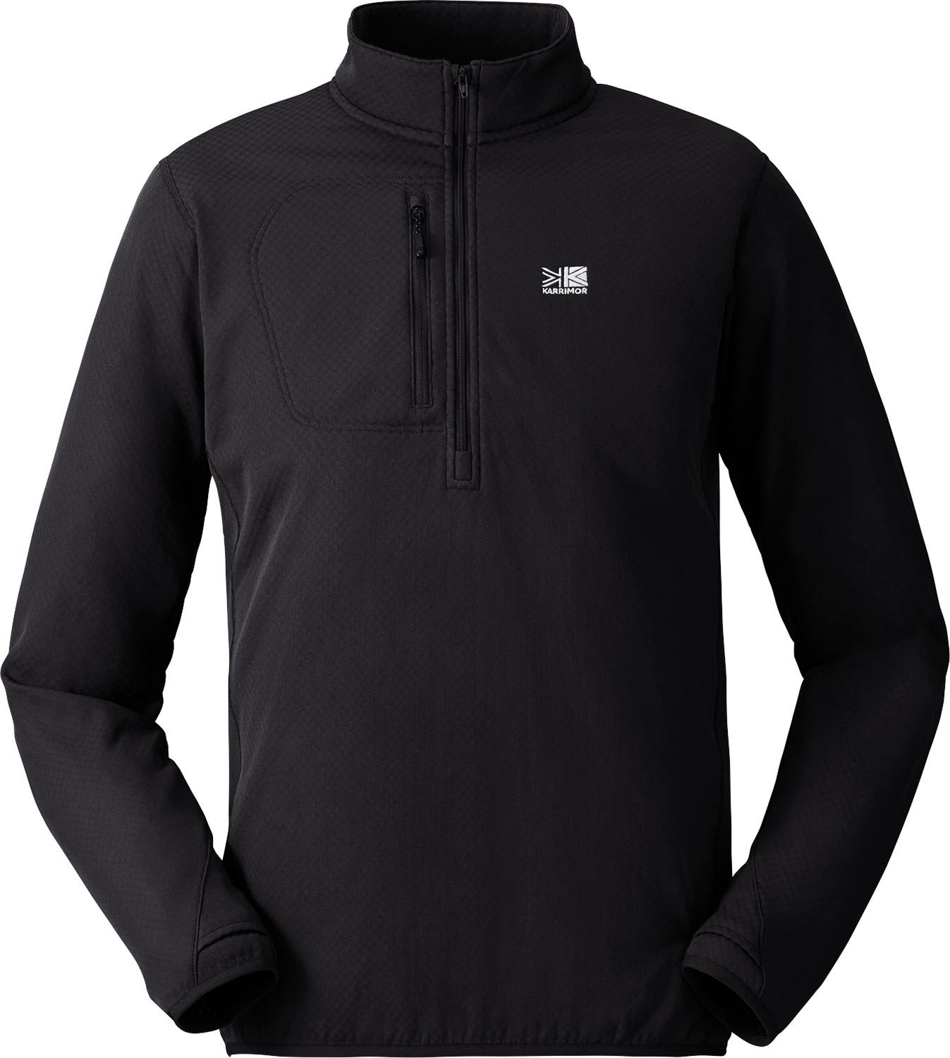 カリマー アウトドア OCTA THERMAL HALF ZIP 101596 9000 BLACK