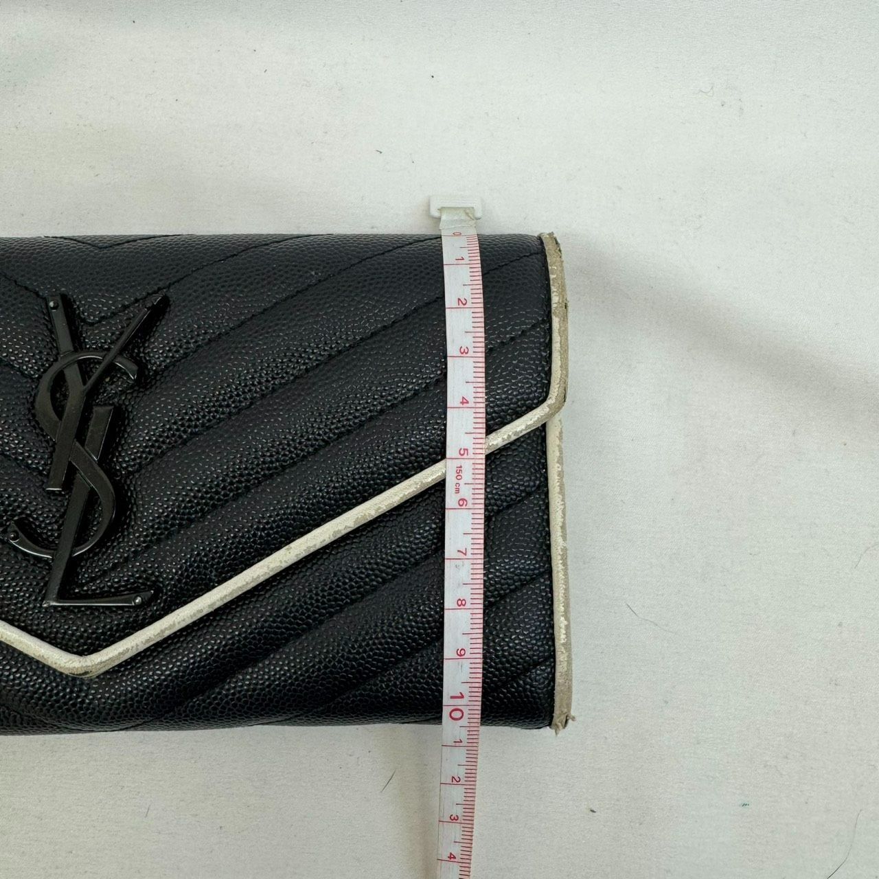 K【YSL】イブサンローラン パリカサンドラ 長財布 キルティング レザー 