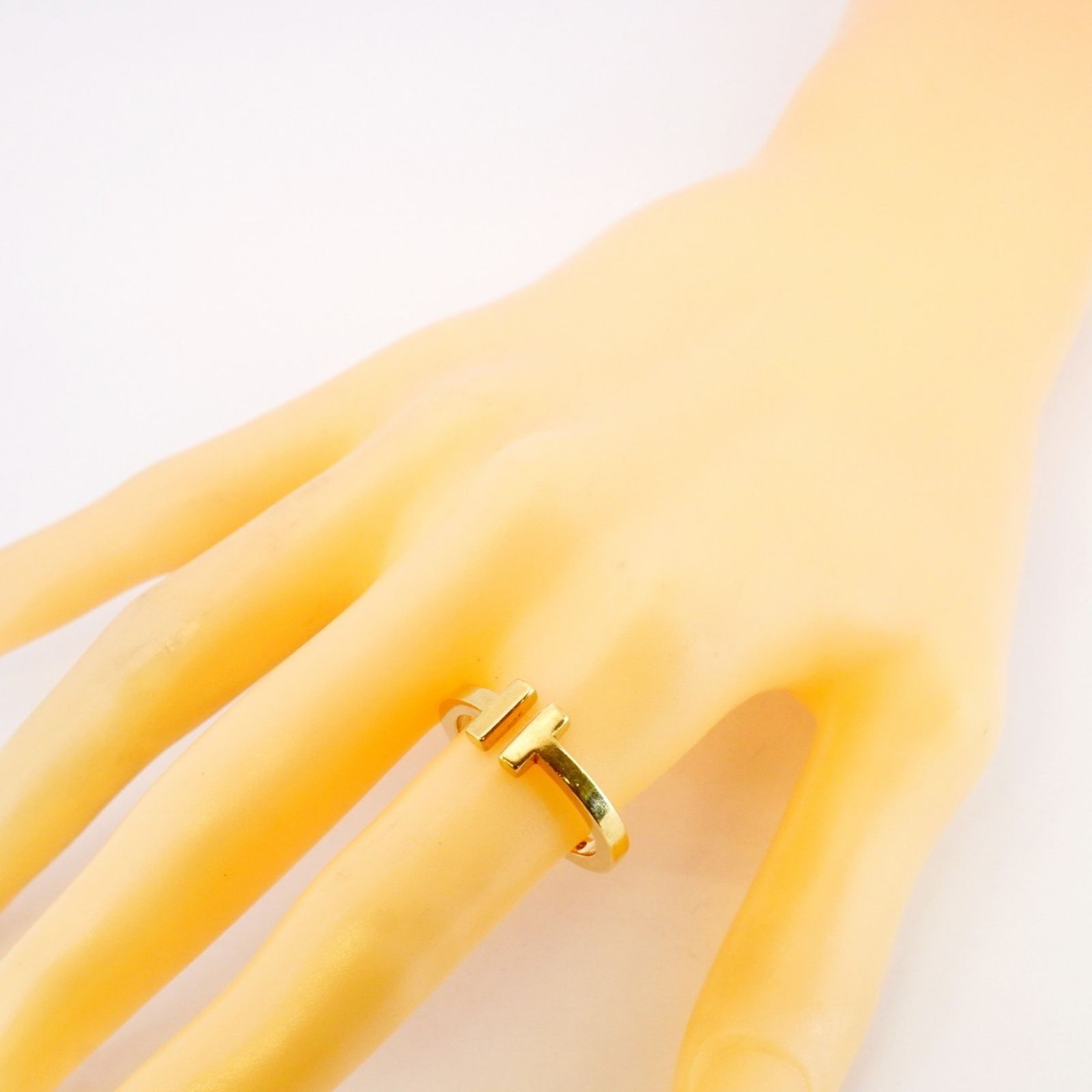 Tiffany Tワイヤー ティーワイヤー リング 750 K18 9号 Tiffany & Co. - ティファニー Tワイヤー リング 9号 750 【中古】の