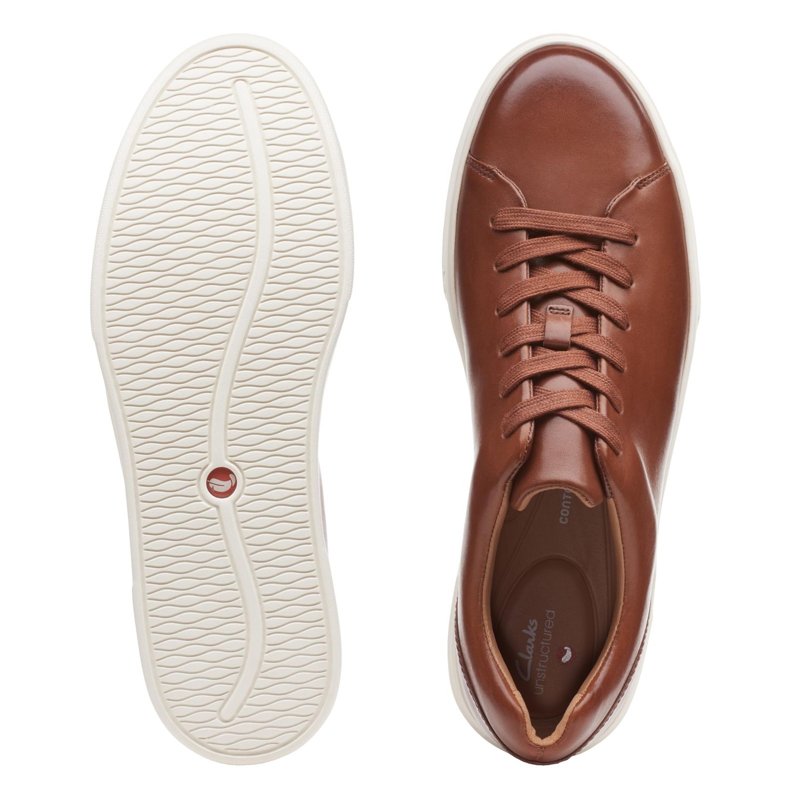 アンコスタレース Un Lace Costa &frasl; メンズ -Clarks クラークス スニーカー （ブラックレザー） レザー 本革 軽量 [クラークス] | シューズ