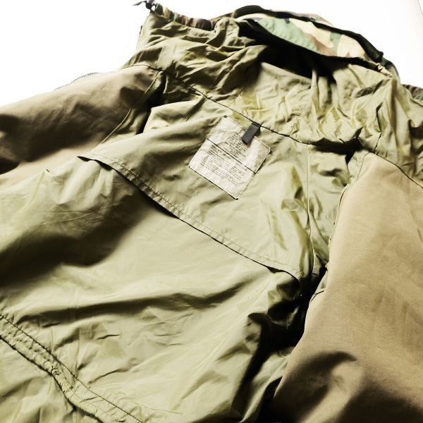 90's 米軍実物 ECWCS ゴアテックスパーカ 1st 後期 (M-R) ウッドランド