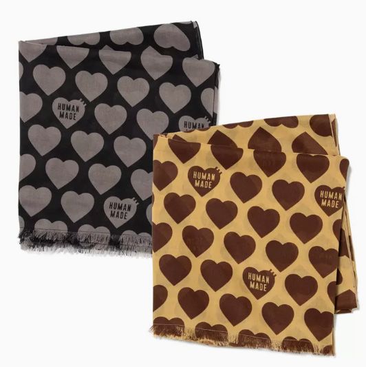 HUMAN MADE HEART STOLE マフラー HM26GD067 - メルカリ