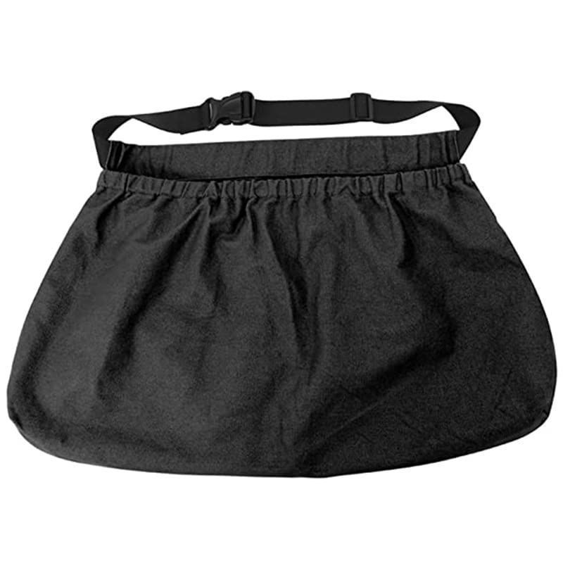 ブラック 収穫バッグ エプロンバッグ 菜園万能バッグ 軽量 耐摩耗 大容量 ガーデンバッグ 多機能 折りたたみ 腰付け 園芸バッグ 果実 果物 野菜 山菜採り 収穫袋 芝生 落ち葉集め 屋外 アウ