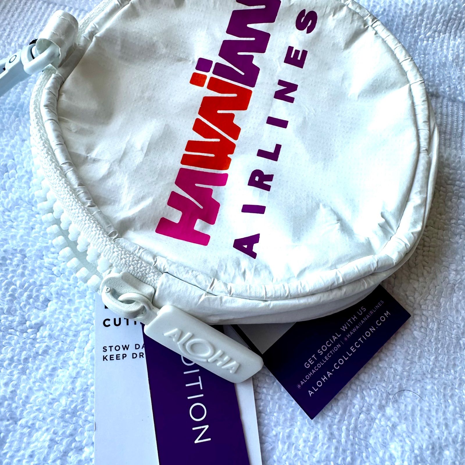 アロハコレクション×Hawaiian Airlines 記念コラボミニポーチ アロハ