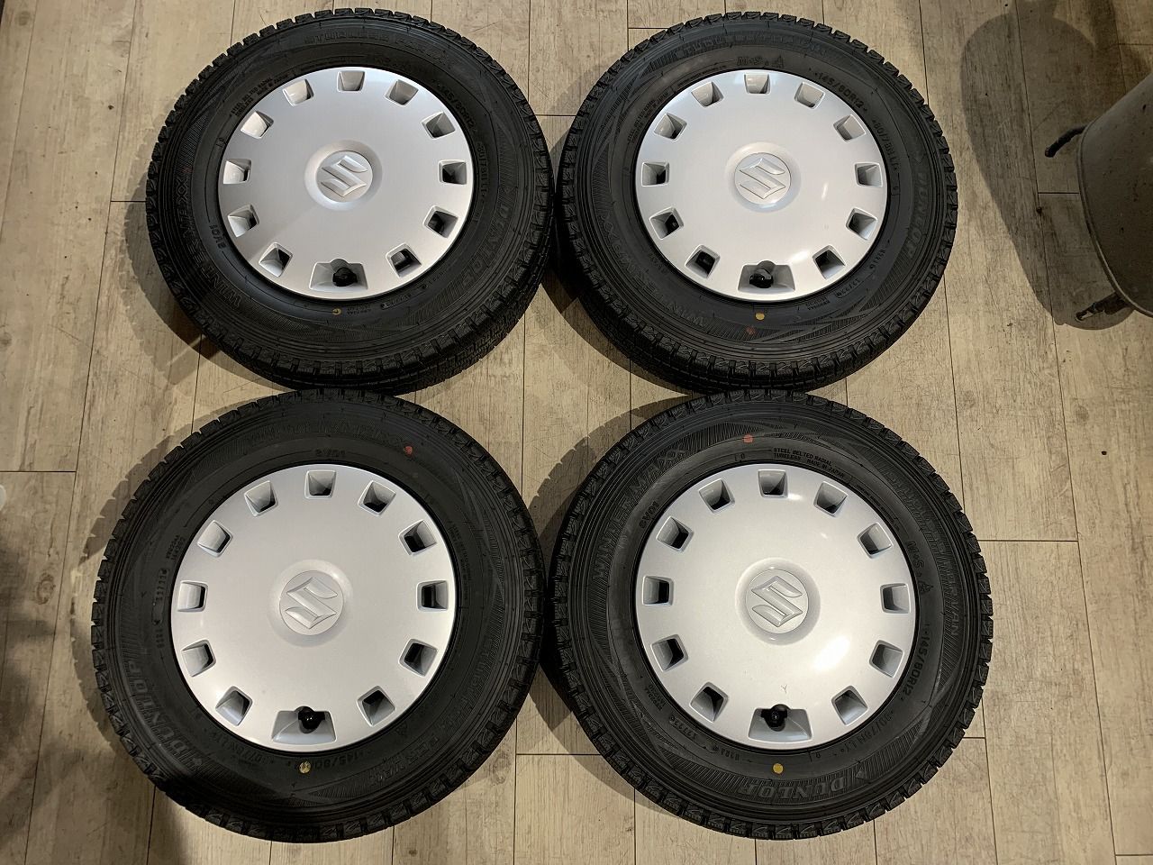 2505030】スタッドレス スズキ 純正 ショップ スチールホイール 12