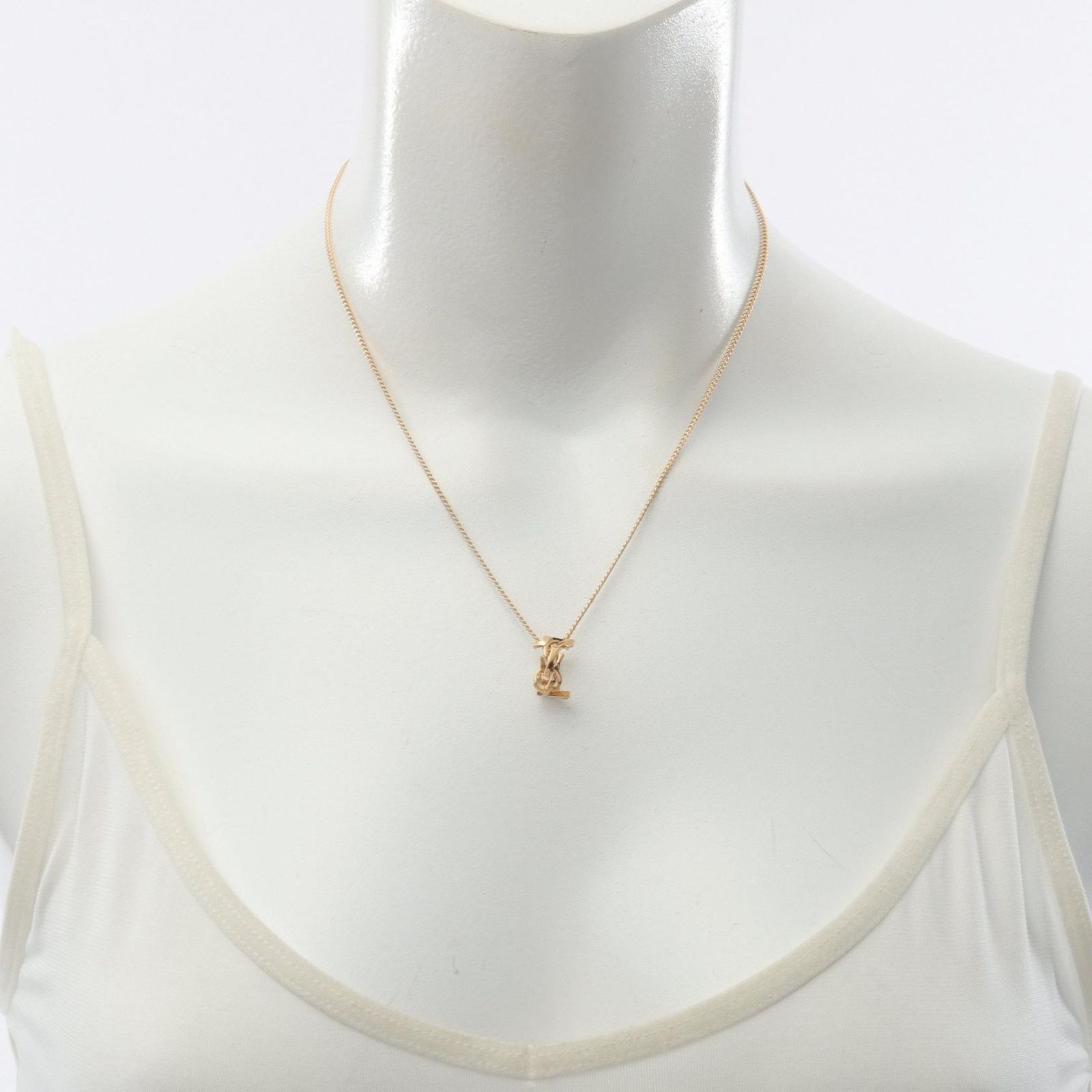 SAINT LAURENTカサンドラネックレス ゴールド 【週末限定セール‼️】 サンローラン SAINT LAURENT ネックレス カサンドラ