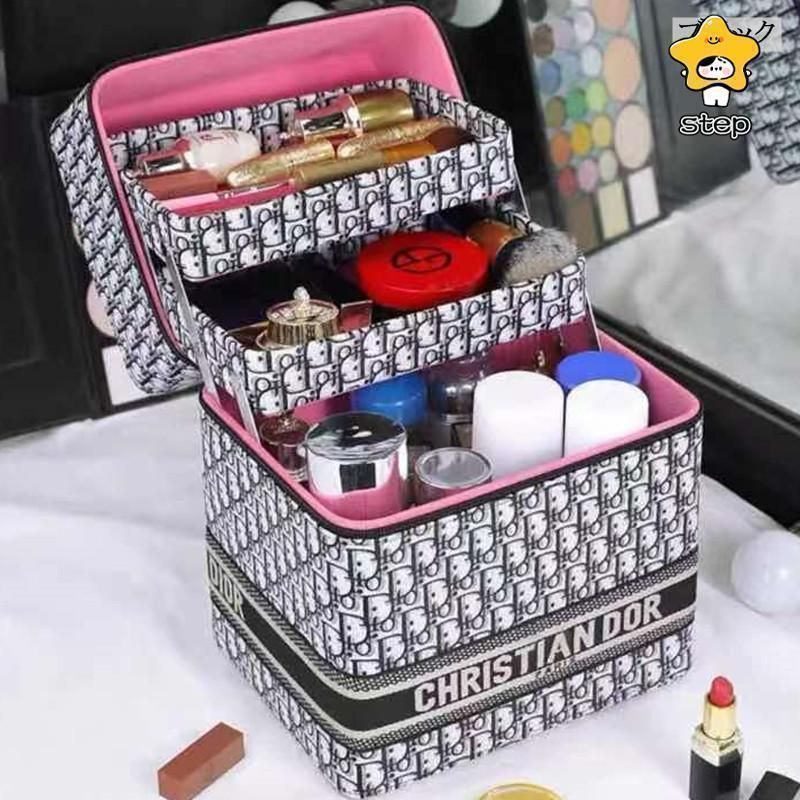 全 メイクボックス大容量メイクボックス メイクアップボックス 化粧品収納 持ち運び 化粧ポーチ バニティタイプ 機能的 かわいい コスメボックス 331xz0523