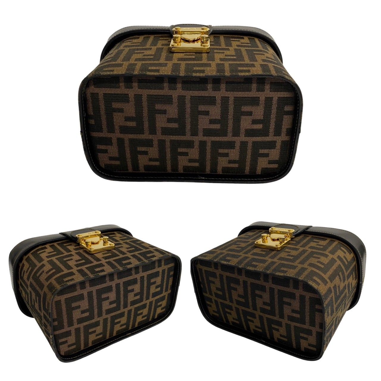 極 美品 箱 袋付き FENDI フェンディ ズッカ 柄 ロゴ レザー 本 極 美品 箱 袋付き FENDI フェンディ ズッカ 柄 ロゴ レザー 本