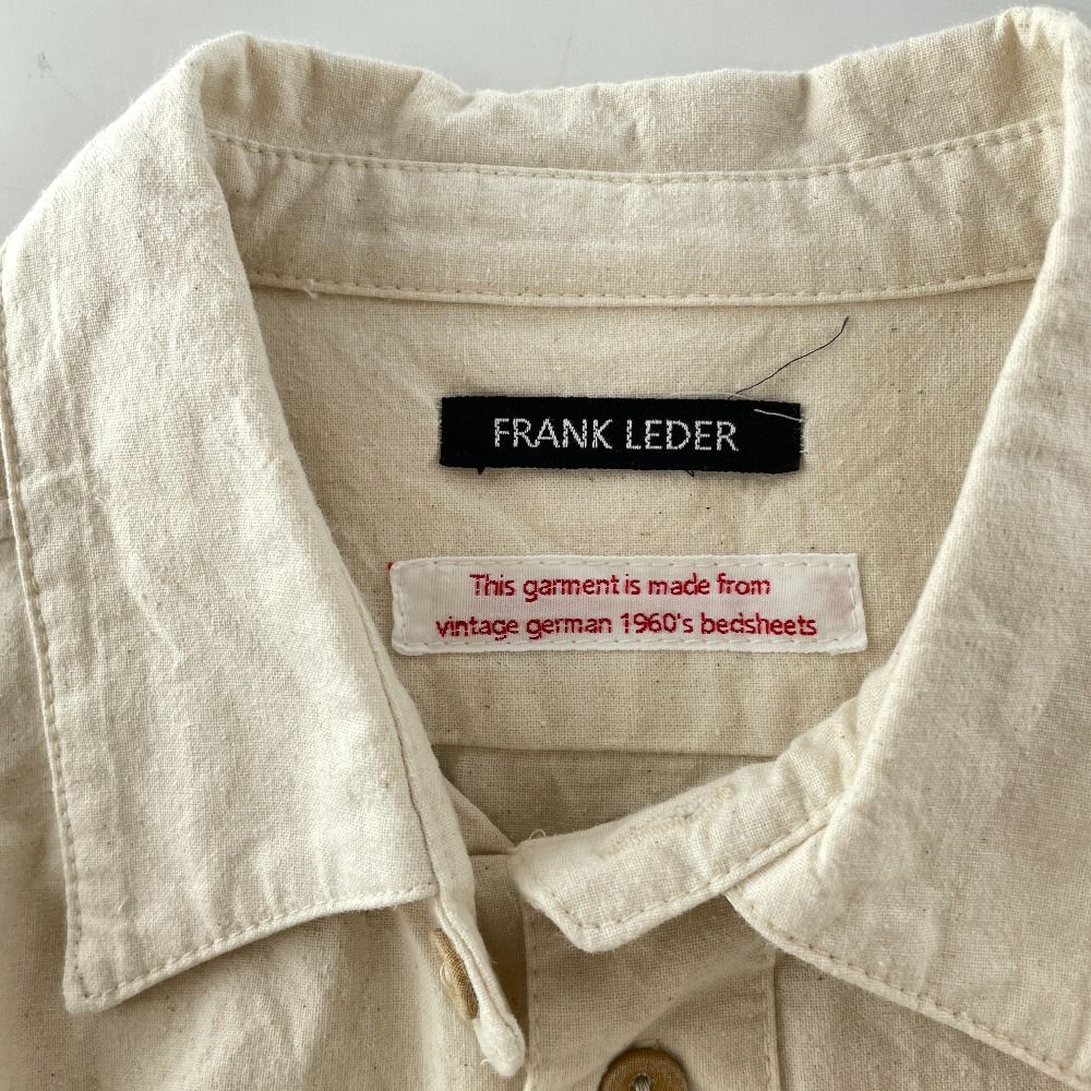 FRANK LEDER フランクリーダー ベージュ 0916010 VINTAGE BEDSHEET OLD
