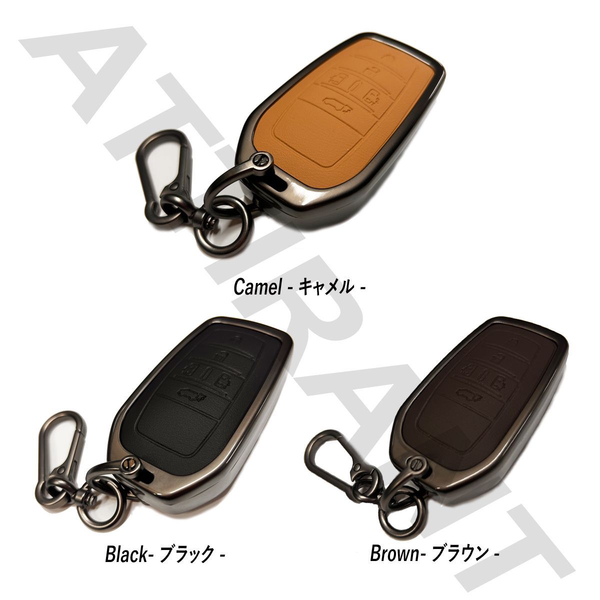 『未使用』40系ヴェルファイア 5つボタンスマートキー 2個セット アルファード40 / ヴェルファイア40 スマートキーケース 亜鉛合金