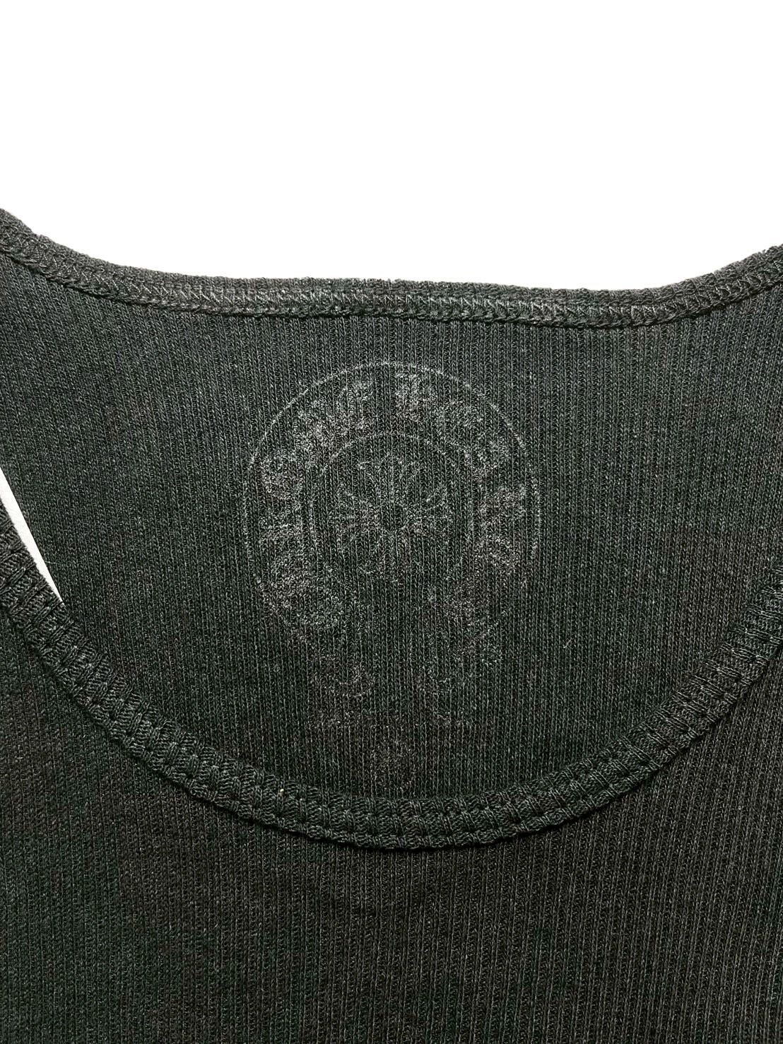トップス chrome hearts HAIRY CROSS RIB TANK L chrome-hearts-hairy-cross-rib-