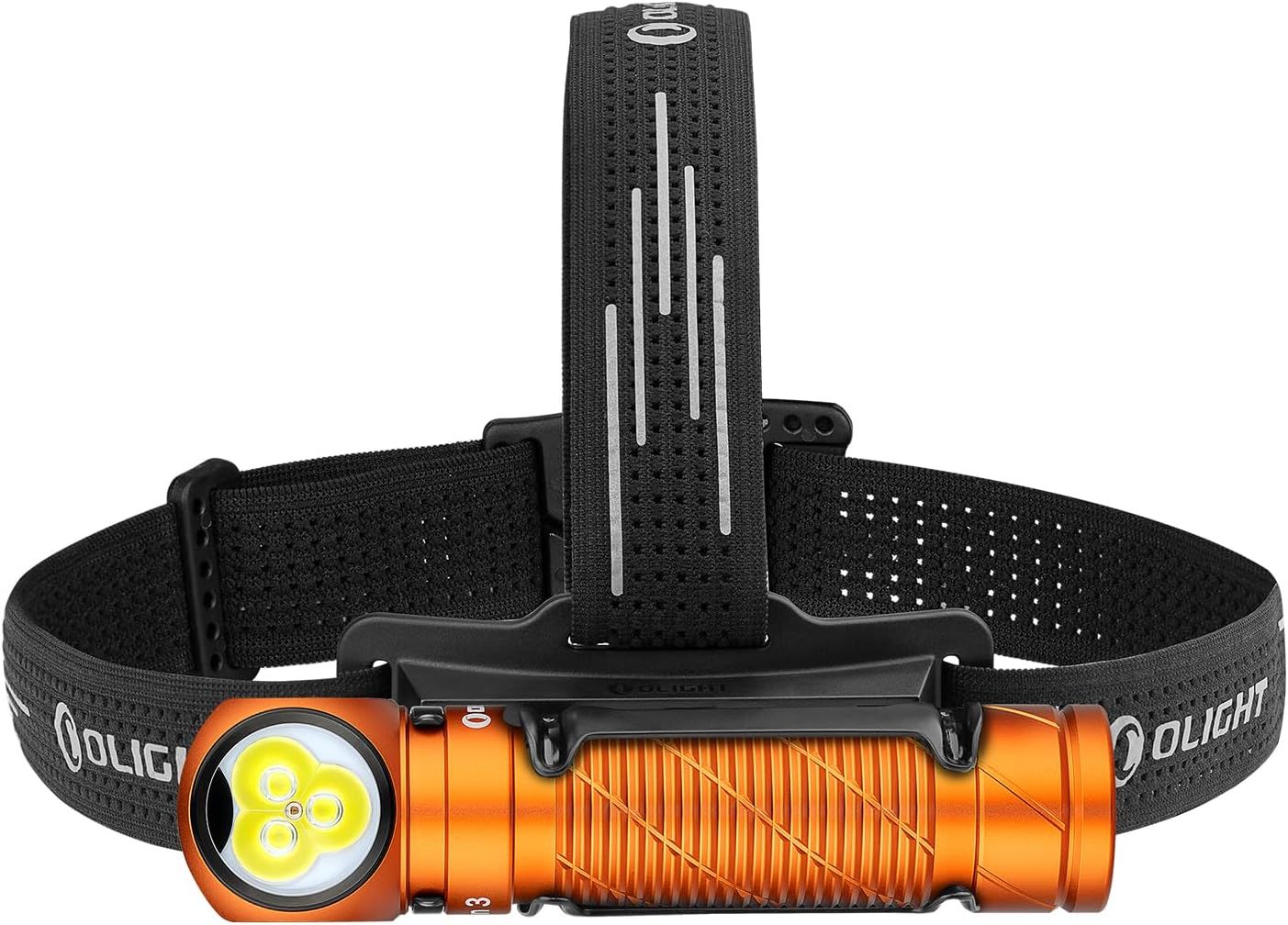 OLIGHT オーライト Perun 3 LED ヘッドライト 充電式 懐中電灯 ヘルメット ライト フラッシュライト head lamp ledライト 白＆赤 3000ルーメン 強力 180°調整 IP68防水防塵 軽量 センサー機能 アウトドア