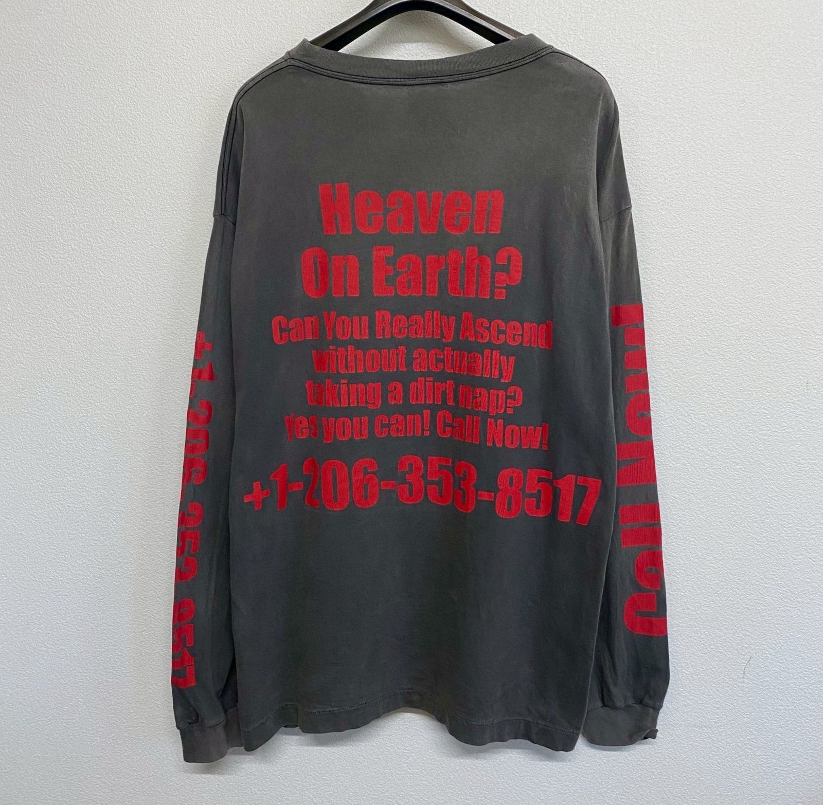 HOLLYWOOD SAINT 長袖カットソー XL 　黒 SAINT Mxxxxxx Hollywood セントマイケル ハリウッド 黒