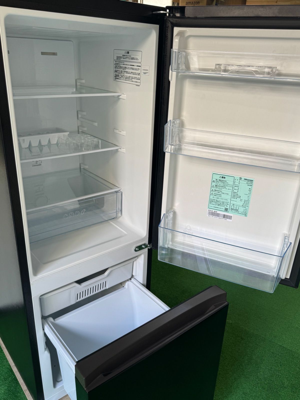 2024年製ハイセンス冷蔵庫162L Hisense ハイセンス 冷蔵庫 HR-D16FB