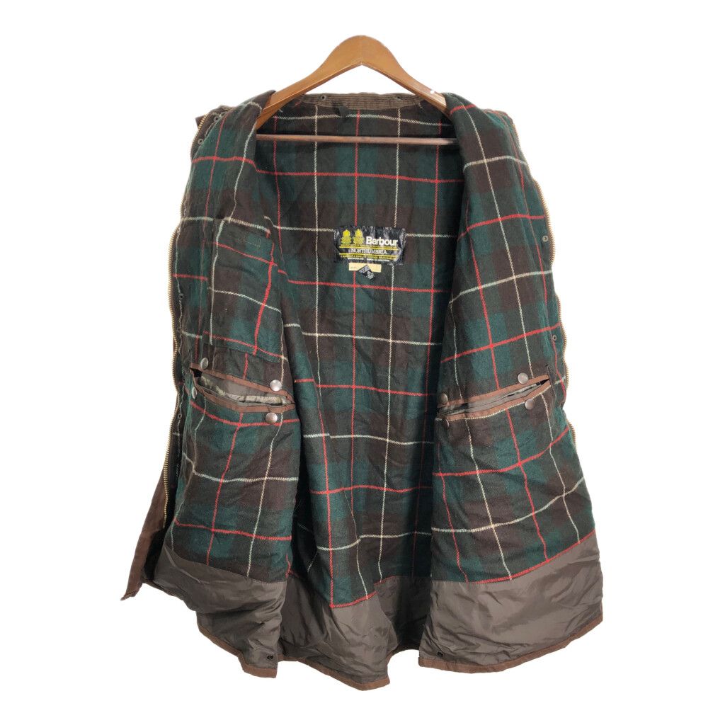 80年代 イングランド製 Barbour バブアー NORTHUMBRIA ノーザンブリア