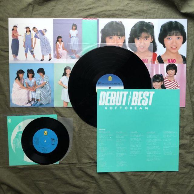 美盤 美ジャケ 美品 レア盤 1984年 ソフトクリーム LPレコード