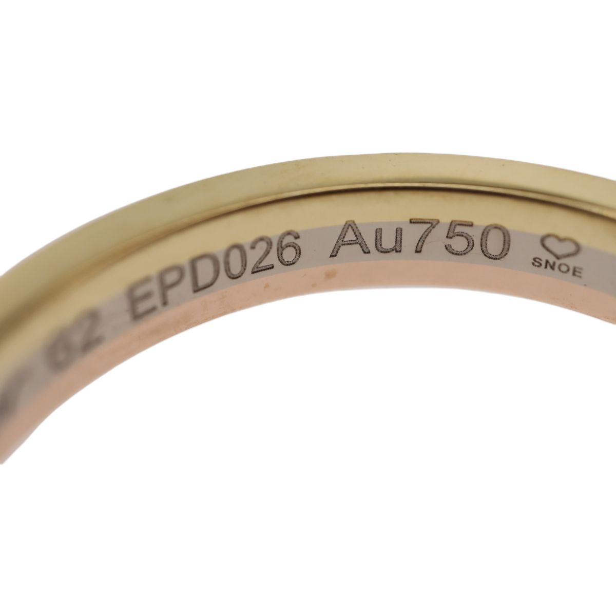 カルティエ ヴァンドーム Au750 リング 12号 TRINITY（Cartier） カルティエ 指輪 レディース ルイ ヴァン
