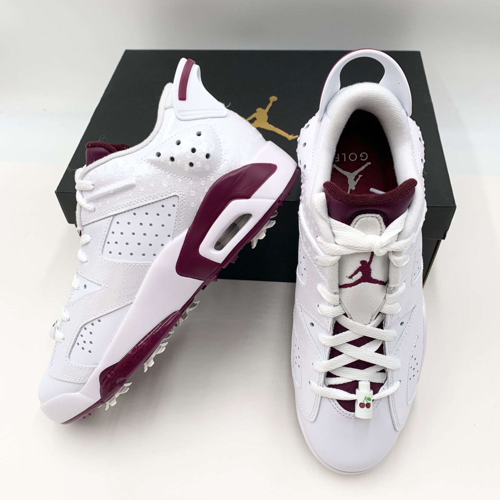 即納】27.0cm NIKE エアジョーダン6 RETRO LOW GOLF NRG ボルドー 