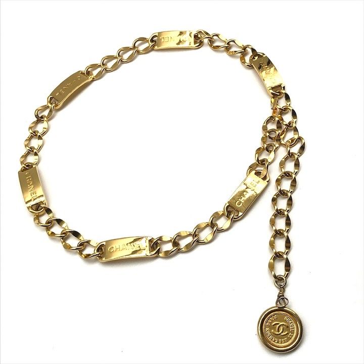 CHANEL シャネル チェーン ベルト 31 RUE CAMBON PARIS ココマーク ゴールド ブランド レディース k6440