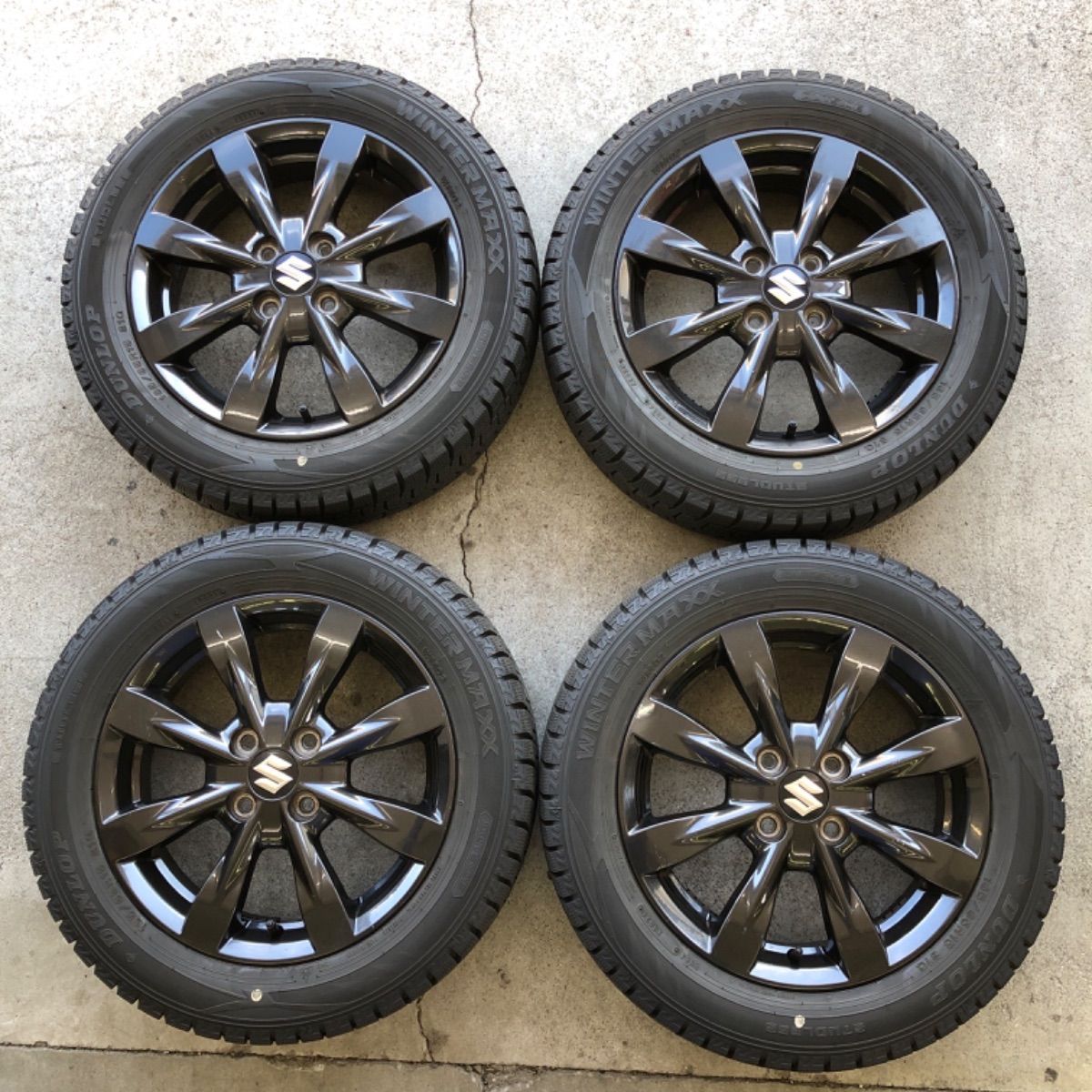 スタッドレスタイヤ ソリオ デリカD 2 165 65R15 純正アルミホイール