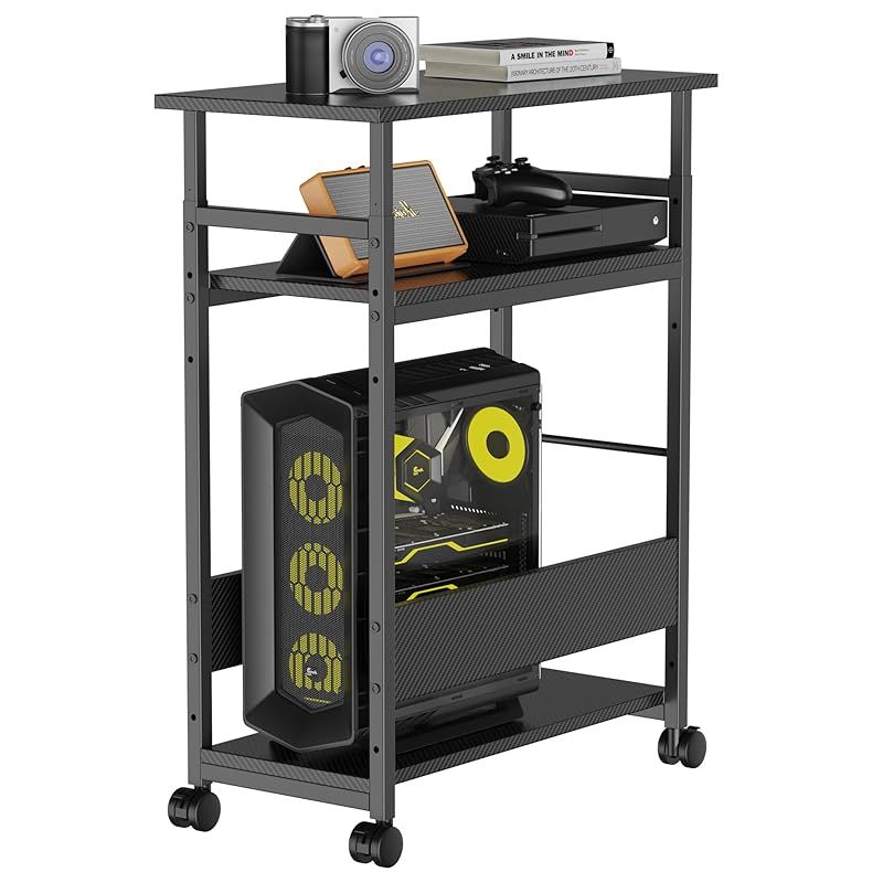 ☆パソコンワゴン 昇降式 複合機ラック キャスター付き 棚板 パソコンワゴン 昇降式 複合機ラック キャスター付き 棚板 ☆パソコン
