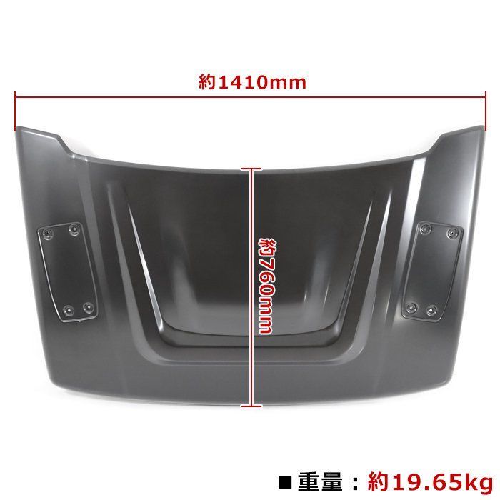 HELIOS ジムニー JB64 JB74 鉄製 カスタム ボンネット ブラック