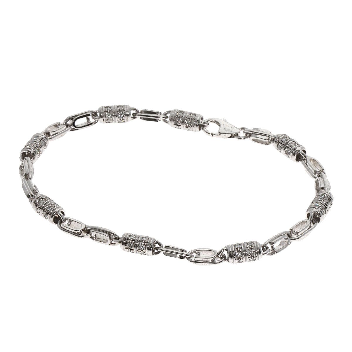 ダイヤモンドブレスレット K18WG