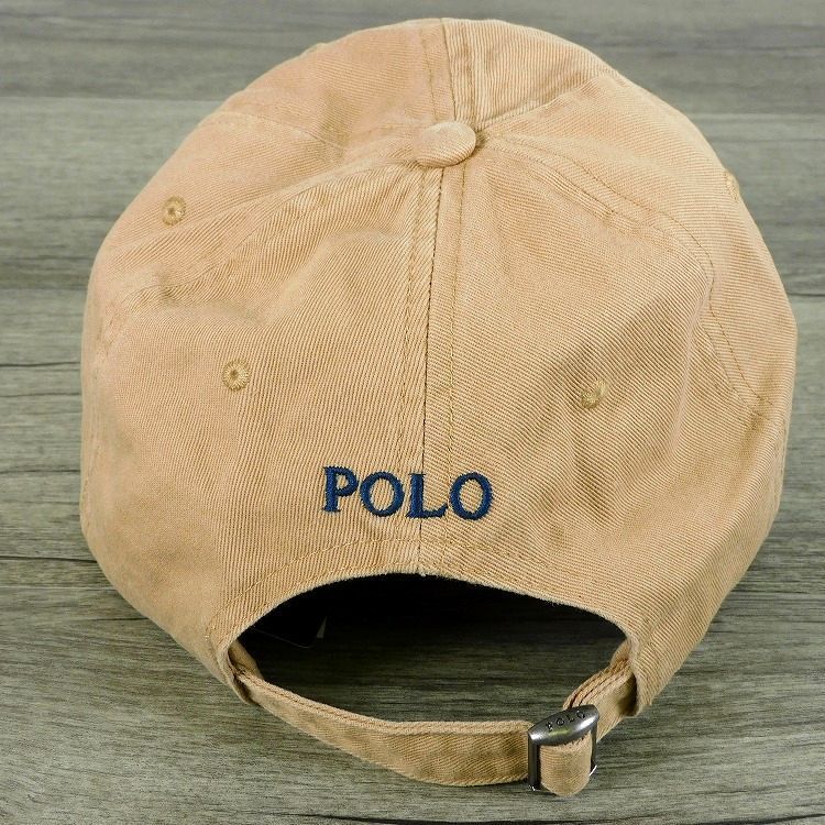 新品 ポロ・ラルフローレン キャップ ベージュ ONE SIZE