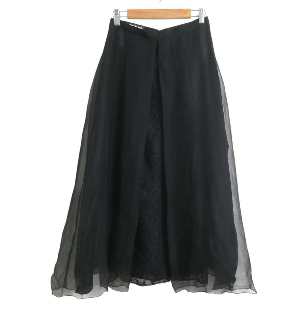 ROSHAS ロシャスコート　38（IT）ブラック ROSHAS ロシャスコート 38（IT）ブラック ROCHAS（ロシャス）の