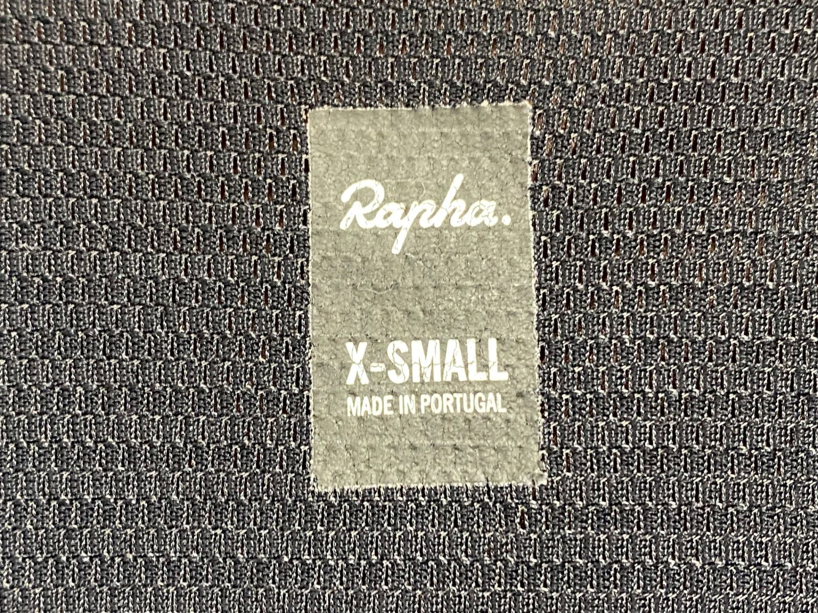 HU048 ラファ Rapha ウィメンズクラシックウィンタータイツ WOMEN'S CLASSIC WINTER TIGHTS 黒 XS ※スレ、色褪、プリント亀裂