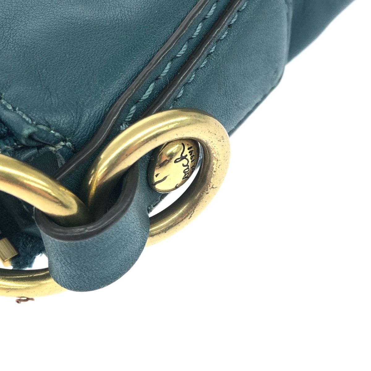 COACH コーチ 2WAYショルダーバッグ  レザー/エメラルドブルー 14783   ブルー  / 240001168258 COACH コーチ 2WAYショルダーバッグ レザー/エメラルドブルー 14783
