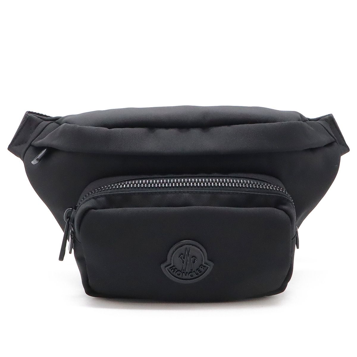 MONCLER モンクレール ボディバッグベルト ショルダーバッグ黒ダウン MONCLER モンクレール Mロゴ DURANCE デュランス ベルトバッグ ボディ