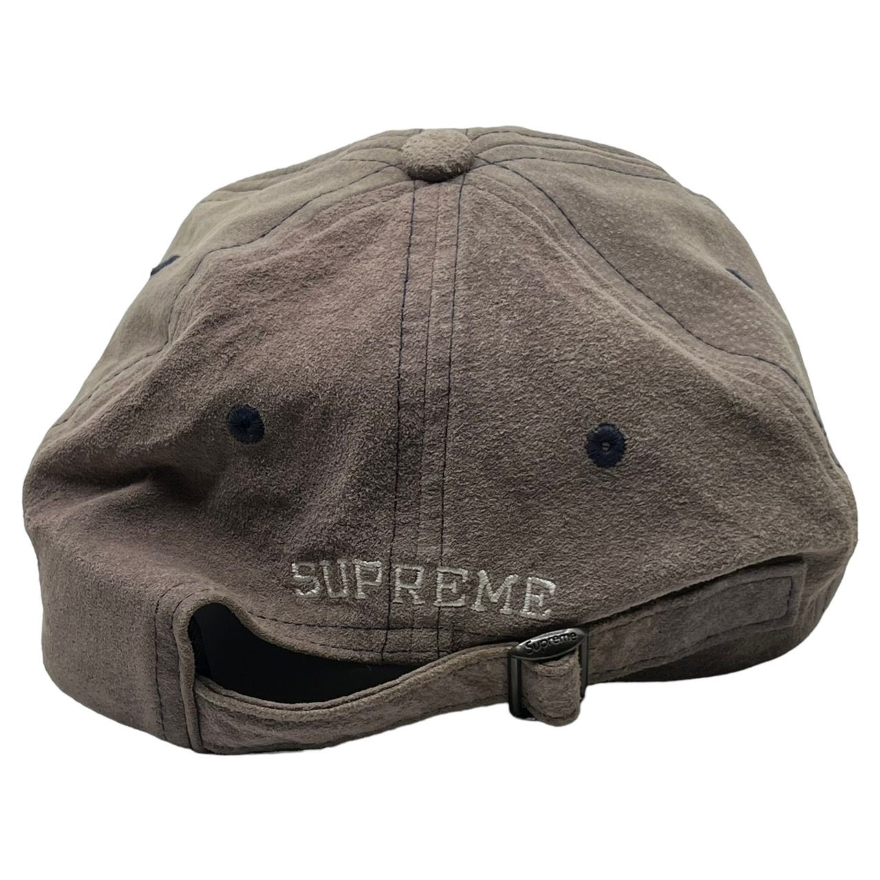 SUPREME(シュプリーム) 20SS Suede 6-Panel PARIS/スウェードロゴレザーキャップ FREE ベージュ